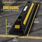 Pyle PyleCurb Garage Vehicle Floor Safety Rubber Parking Stopper, 4 Pack, Protects Tires & Bumper PCRSTP11X4 - alternate 3
